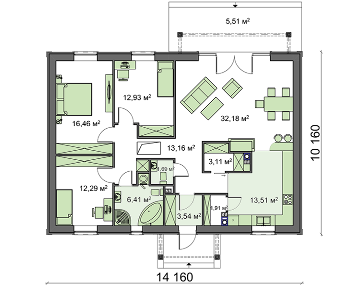 Одноэтажник без внуторенних несущих стен.png