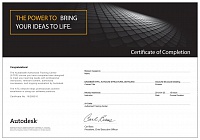Сертификат прохождение курса AutoCAD Structural Detailing Сертификат прохождение курса AutoCAD Structural Detailing